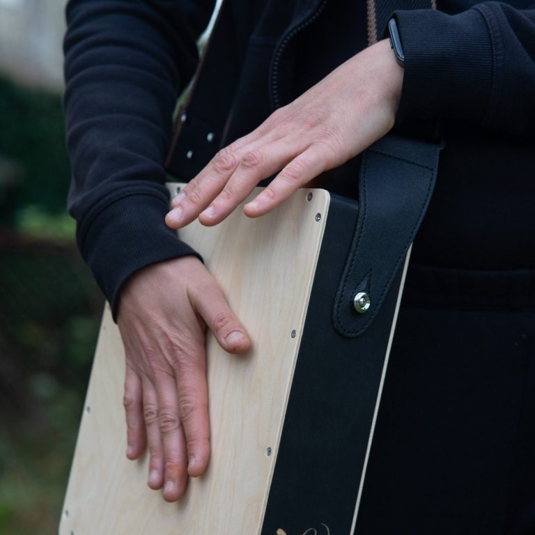 Mini cajon flamenco, portatil. Mini cajón